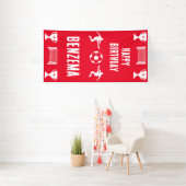 Football Birthday Banner (Insitu)