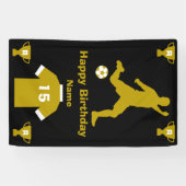 Football Birthday Banner (Horizontaal)
