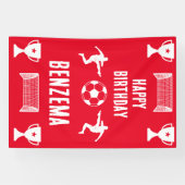 Football Birthday Banner (Horizontaal)