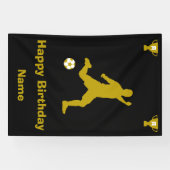 Football Birthday Banner (Horizontaal)