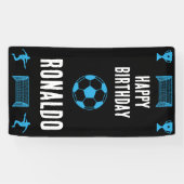 Football Birthday Banner (Horizontaal)