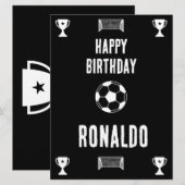 Football Birthday Banner (Voorkant / Achterkant)