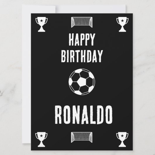 Football Birthday Banner (Voorkant)