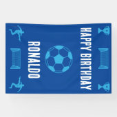 Football Birthday Banner (Horizontaal)