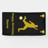 Football Birthday Banner (Horizontaal)