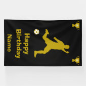Football Birthday Banner (Horizontaal)