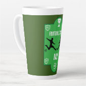 Football Birthday Banner Latte Mok (Linkerhoek)