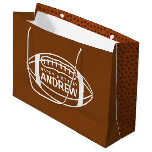 Football Birthday Gift Bag Groot Cadeauzakje