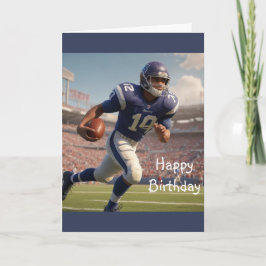 Football Birthday Kaart
