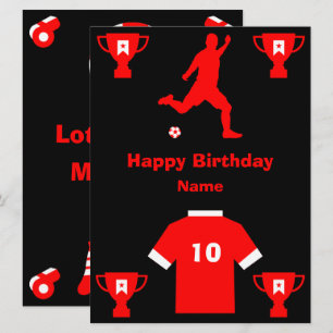 Football Birthday Kaart
