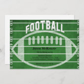 Football Birthday Kaart (Voorkant / Achterkant)