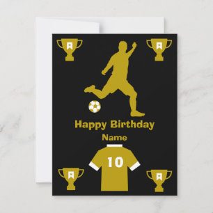 Football Birthday Kaart