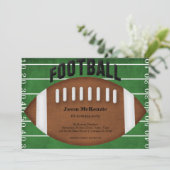 Football Birthday Kaart (Staand voorkant)