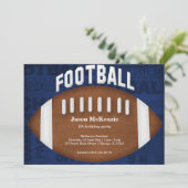 Football Birthday Kaart (Staand voorkant)