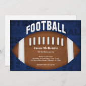 Football Birthday Kaart (Voorkant / Achterkant)