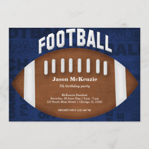 Football Birthday Kaart