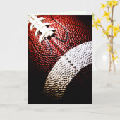 Football Birthday Kaart (Gele Bloem)