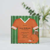 Football Birthday Kaart (Staand voorkant)