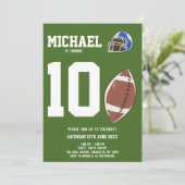 Football Birthday Kaart (Staand voorkant)