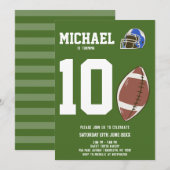 Football Birthday Kaart (Voorkant / Achterkant)