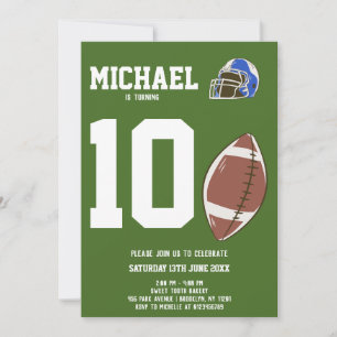 Football Birthday Kaart