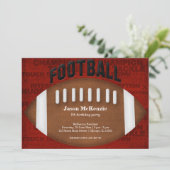 Football Birthday Kaart (Staand voorkant)