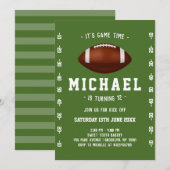 Football Birthday Kaart (Voorkant / Achterkant)