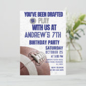 Football Birthday Kaart (Staand voorkant)