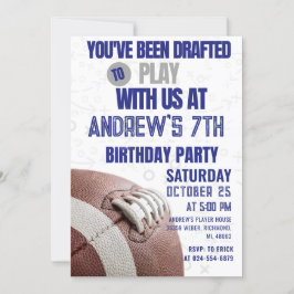 Football Birthday Kaart