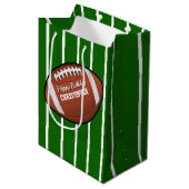 Football Birthday Medium Cadeauzakje (Voorkant Gekanteld)