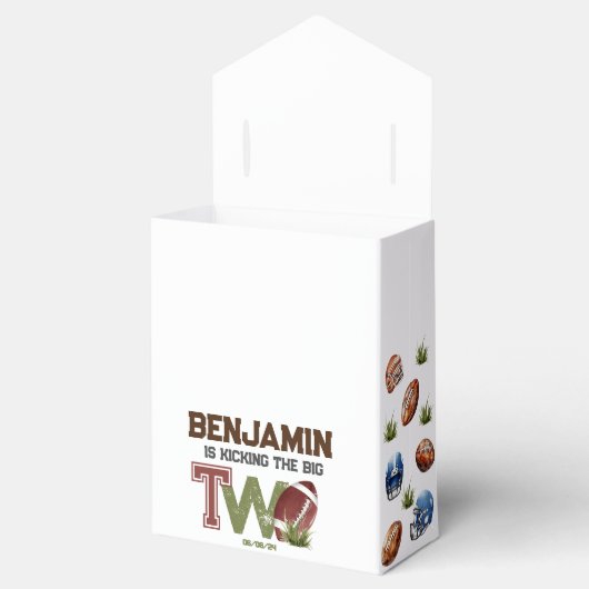 Football Birthday Party Bedankdoosjes (Geopend)