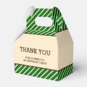 Football Birthday Party Bedankdoosjes (Achterkant)