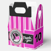 Football Birthday Party, Football Girl Player  Bedankdoosjes (Geopend)