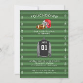Football Birthday Party Invitation Kaart (Voorkant)