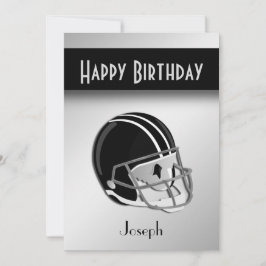 Football Birthday Party Invitation Kaart