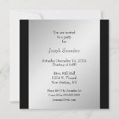 Football Birthday Party Invitation Kaart (Achterkant)