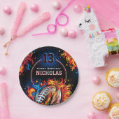 Football Birthday Party Papieren Bordje (Feest)