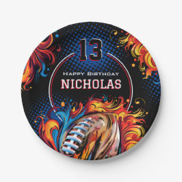 Football Birthday Party Papieren Bordje