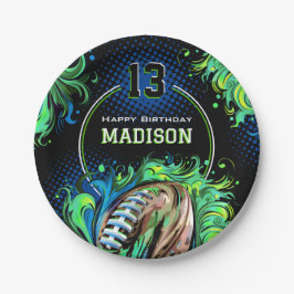 Football Birthday Party Papieren Bordje