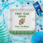 Football Birthday Party Welcome Sign Papieren Bordje (Feest)