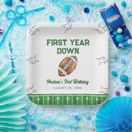 Football Birthday Party Welcome Sign Papieren Bordje (Feest)