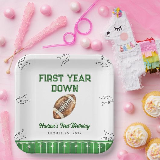 Football Birthday Party Welcome Sign Papieren Bordje (Feest)