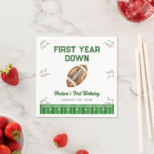 Football Birthday Party Welcome Sign Servet (Insitu)