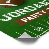 Football Birthday Party Welkomstwoord Poster Decor (Hoek)