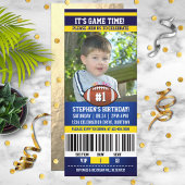 Football Birthday Photo Template Kaart