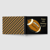 Football Birthday Sports Guest Book Gastenboek (Volledig)