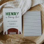 Football Birthday Uitnodiging