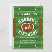 Football Birthday Uitnodiging | Uitnodiging tot Fo (Voorkant)