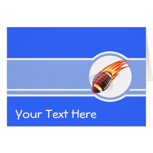 Football; Blauw (Voorkant Horizontaal)