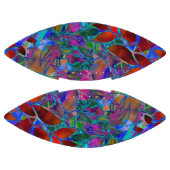 Football Bloemen Abstract Glas in lood (Panelen)